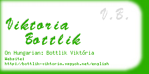 viktoria bottlik business card